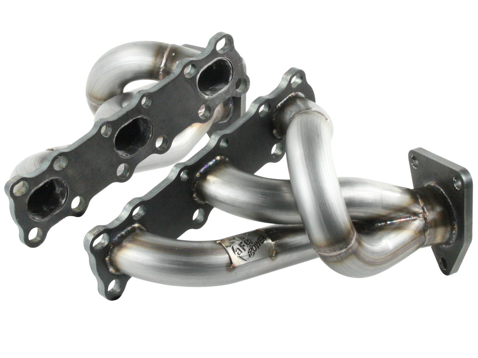 AFE Twisted Steel 409 Stainless Steel Short Tube Header (Nissan Frontier 05-19/Pathfinder 05-12/Xterra 05-15 V6-4.0L) - 48-46101