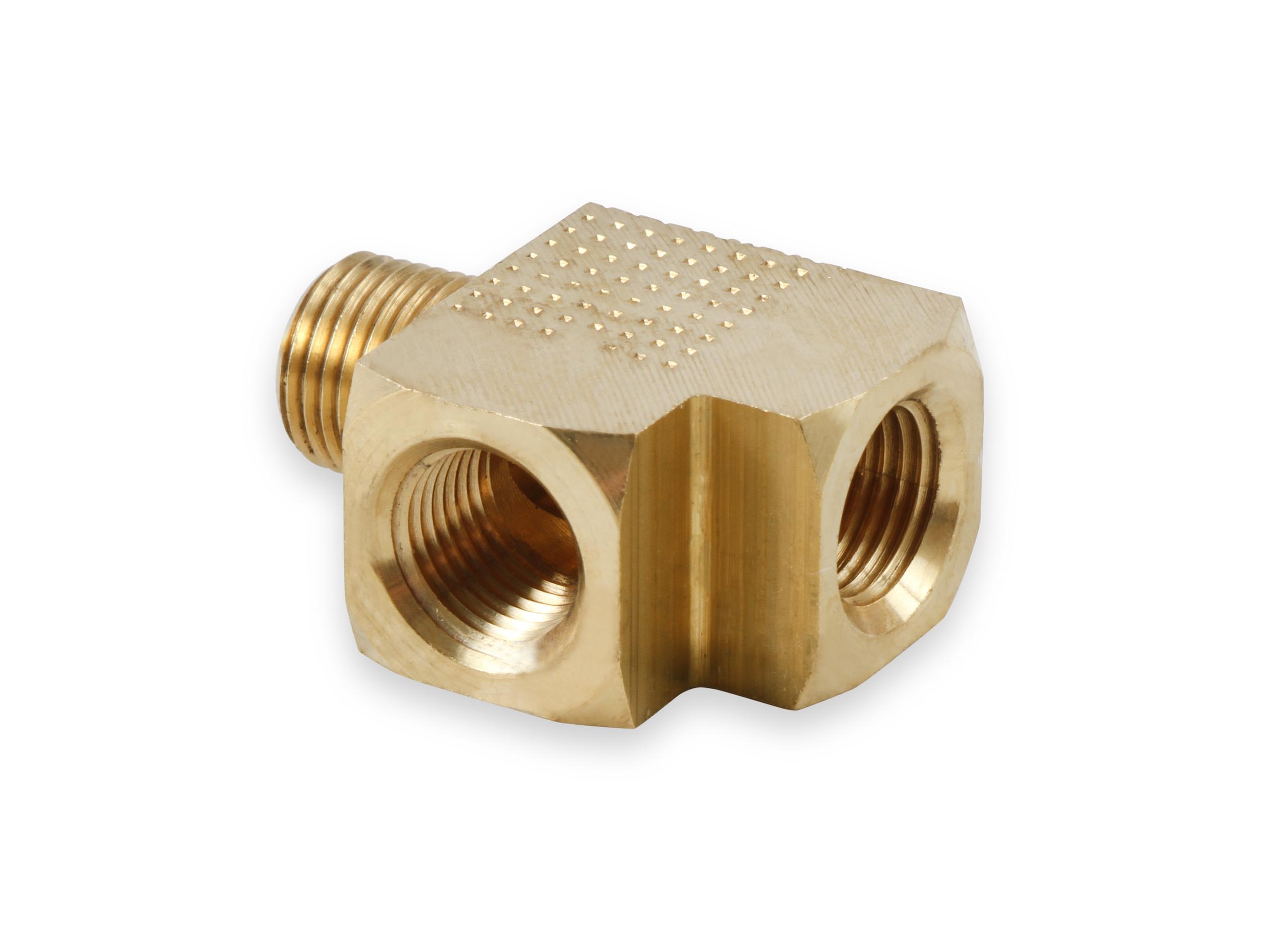 NOS  Brass Adapter T Fitting. - 16775NOS
