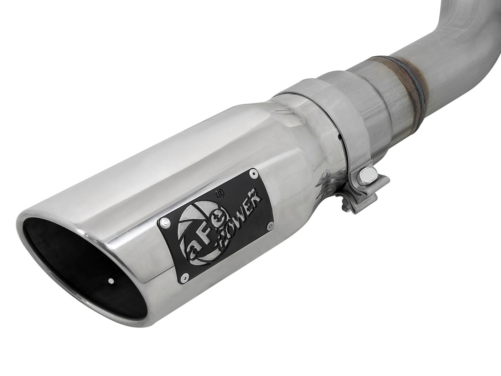 AFE MACH Force-Xp 3 IN Stainless Steel Cat-Back Exhaust System w/ Dual Polish Tips (2019-2021 1500, 1500) - 49-42059-P