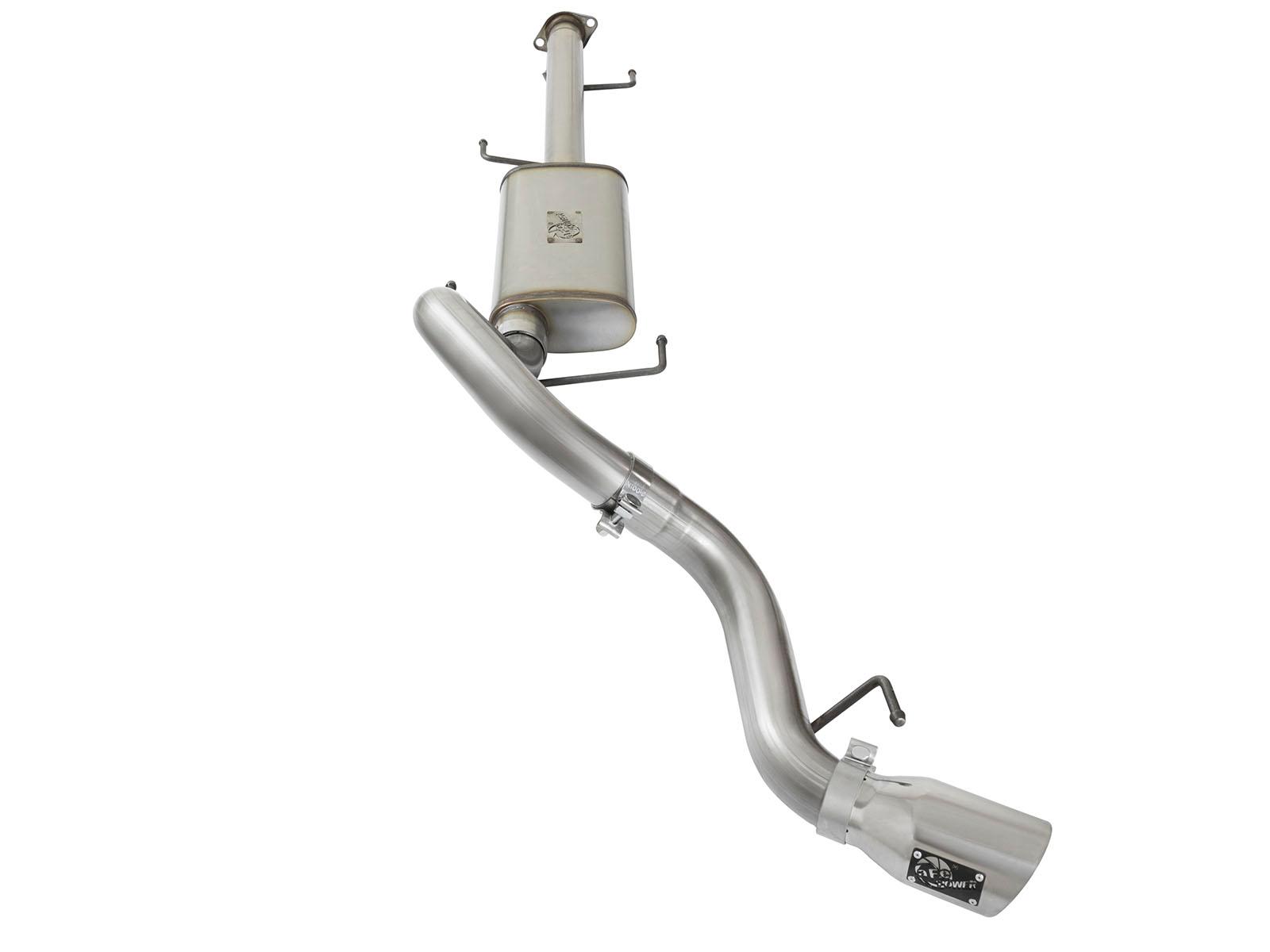 AFE MACH Force-Xp 3 IN 409 Stainless Steel Cat-Back Exhaust System w/Polished Tip (2007-2014 FJ Cruiser, FJ Cruiser) - 49-46003-1P