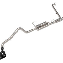 AFE Vulcan Series 2-1/2 IN to 3 IN Stainless Steel Cat-Back Exhaust w/ Black Tip (2022-2026 Frontier) - 49-36140-B
