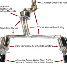 AWE Tuning Audi B8.5 S4 3.0T Touring Edition Exhaust System - Diamond Black Tips (102mm) - 3010-43012