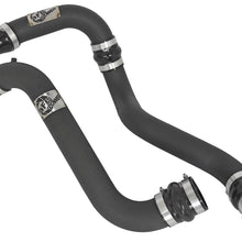 AFE BladeRunner 3 IN Aluminum Hot and Cold Charge Pipe Kit Black (2011-2016 Silverado 2500 HD, Silverado 3500 HD, Sierra 2500 HD, Sierra 3500 HD) - 46-20114-B