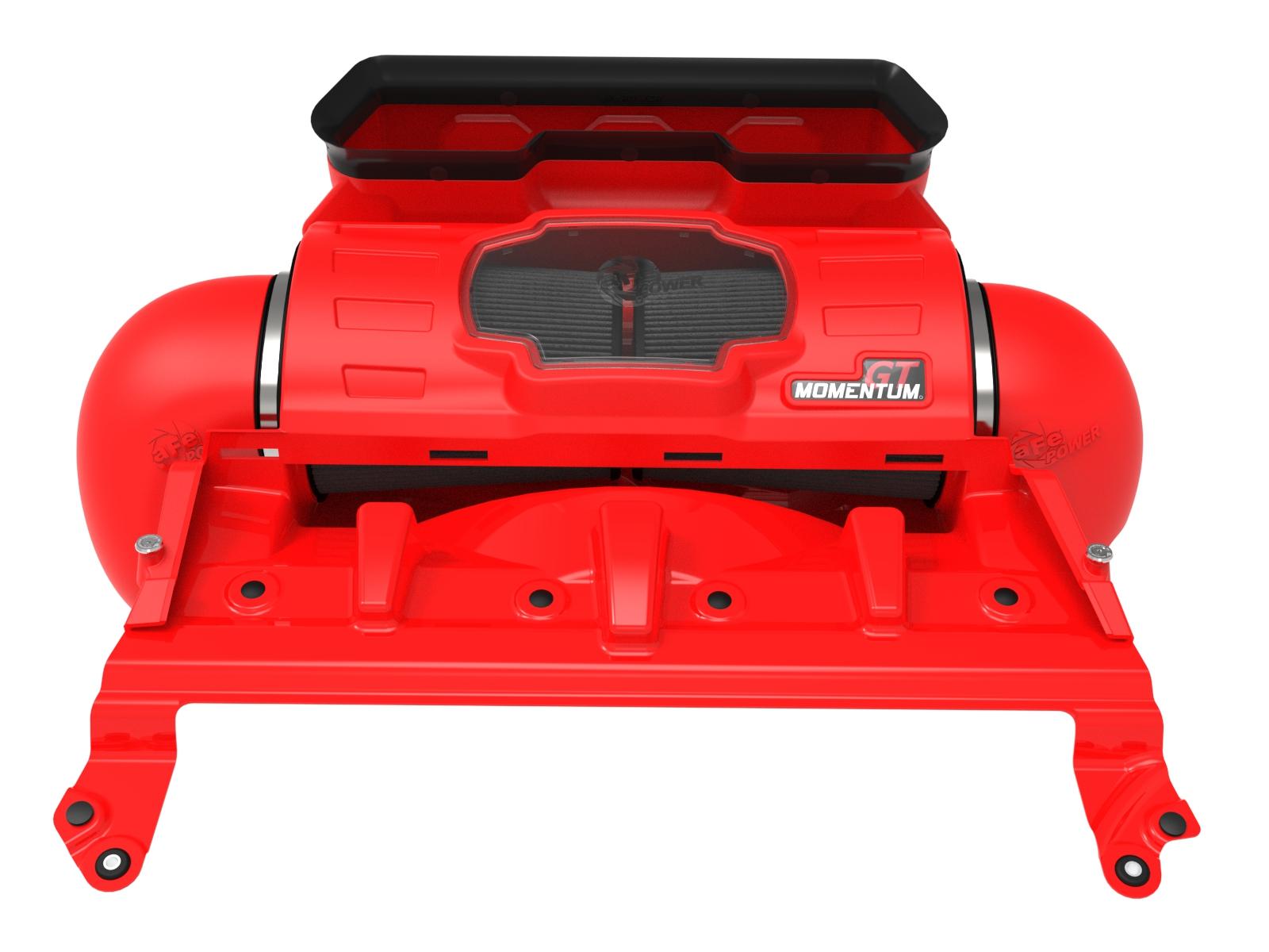 AFE Momentum GT Cold Air Intake System Red w/ Pro DRY S Filter RAM 1500 TRX 21-23 V8-6.2L (sc) - 50-70075KR