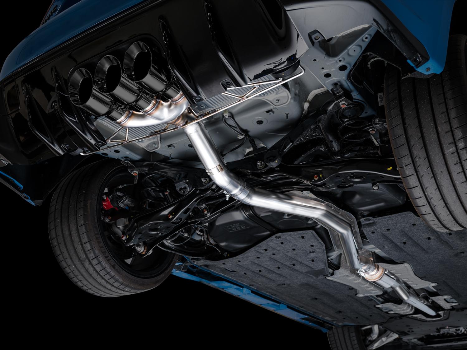 AWE Track Edition for FL5 CTR - Triple Diamond Black Tips - 3020-53287
