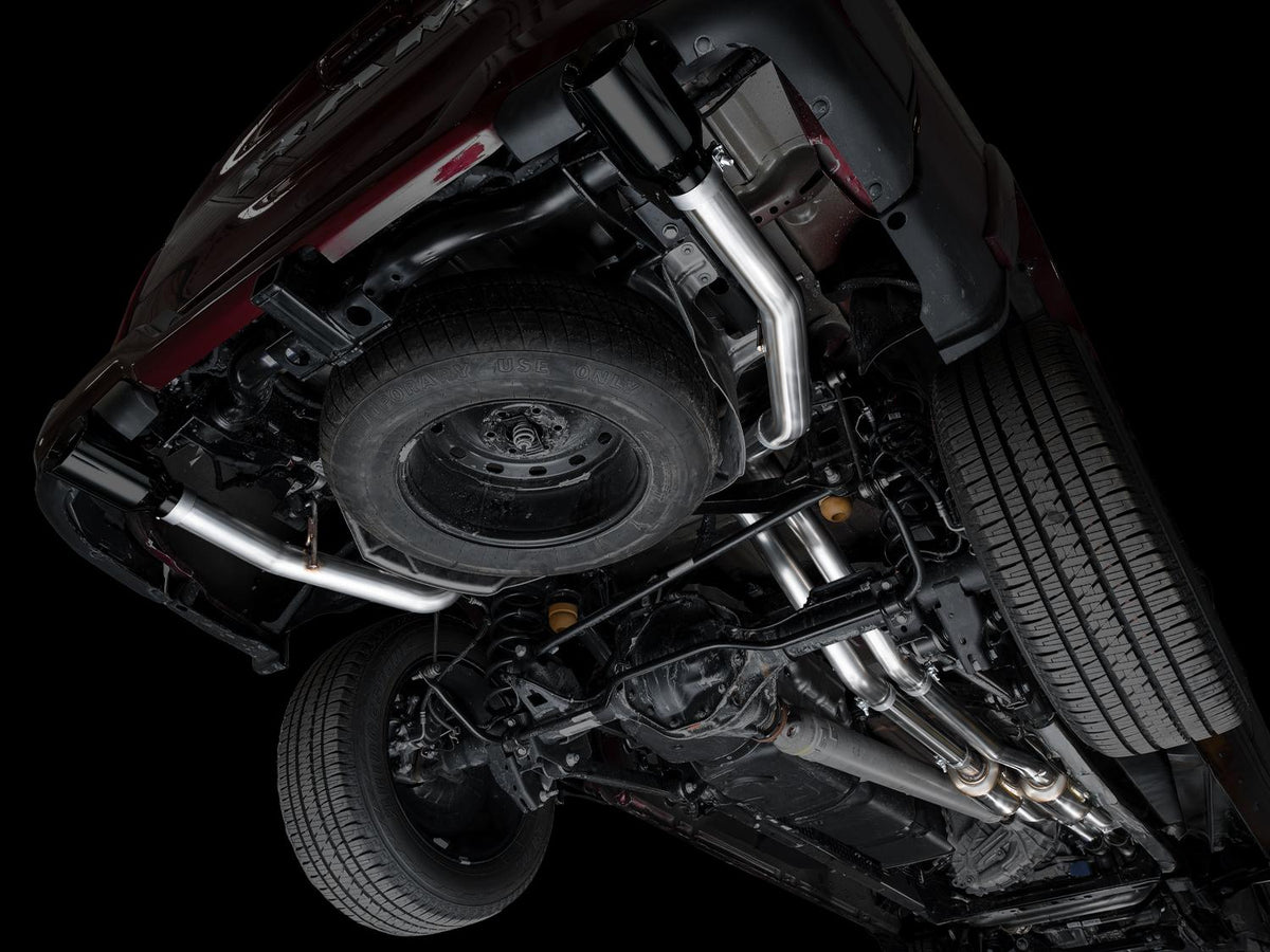 AWE 0FG Catback Exhaust Standard & High Output - Diamond Black Tips (2025+ RAM 1500 3.0TT) - 3015-33530