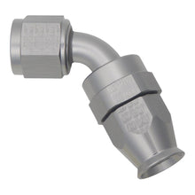 DeatschWerks 8 AN Female Flare Swivel (Incl Ferule/Olive) 60-Degree Hose End PTFE, Anodized DW Titanium - 6-02-0874
