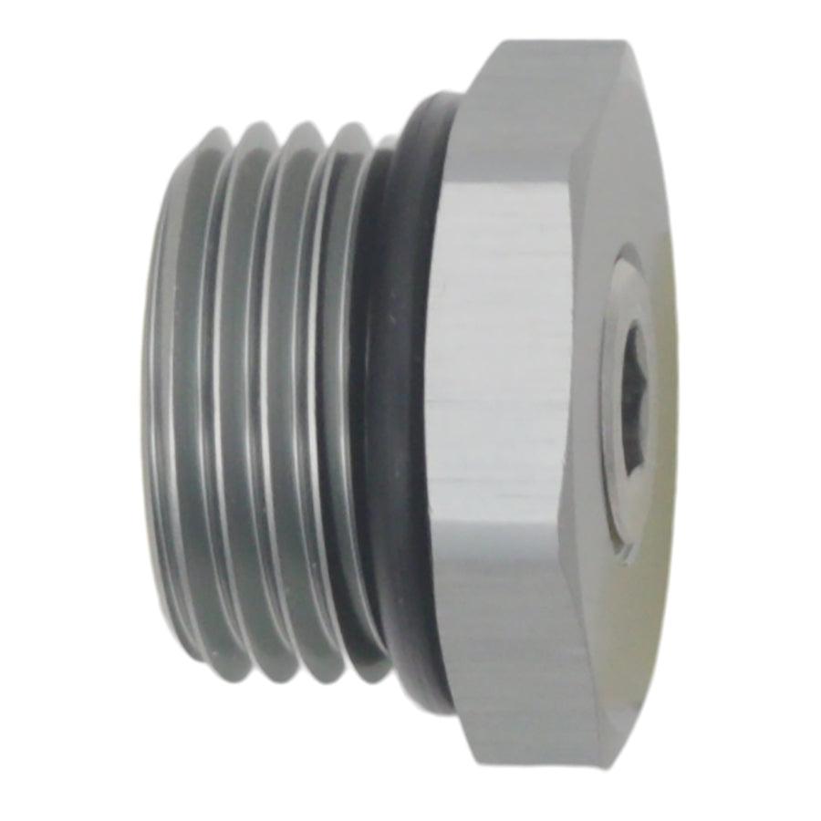 DeatschWerks 8AN ORB Plug Fitting with 1/8" NPT Port - 6-02-0731