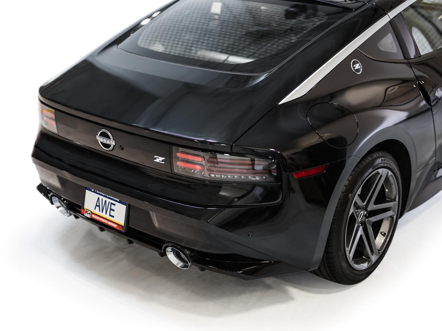 AWE Touring Edition for Nissan Z - Chrome Tips - 3015-32400