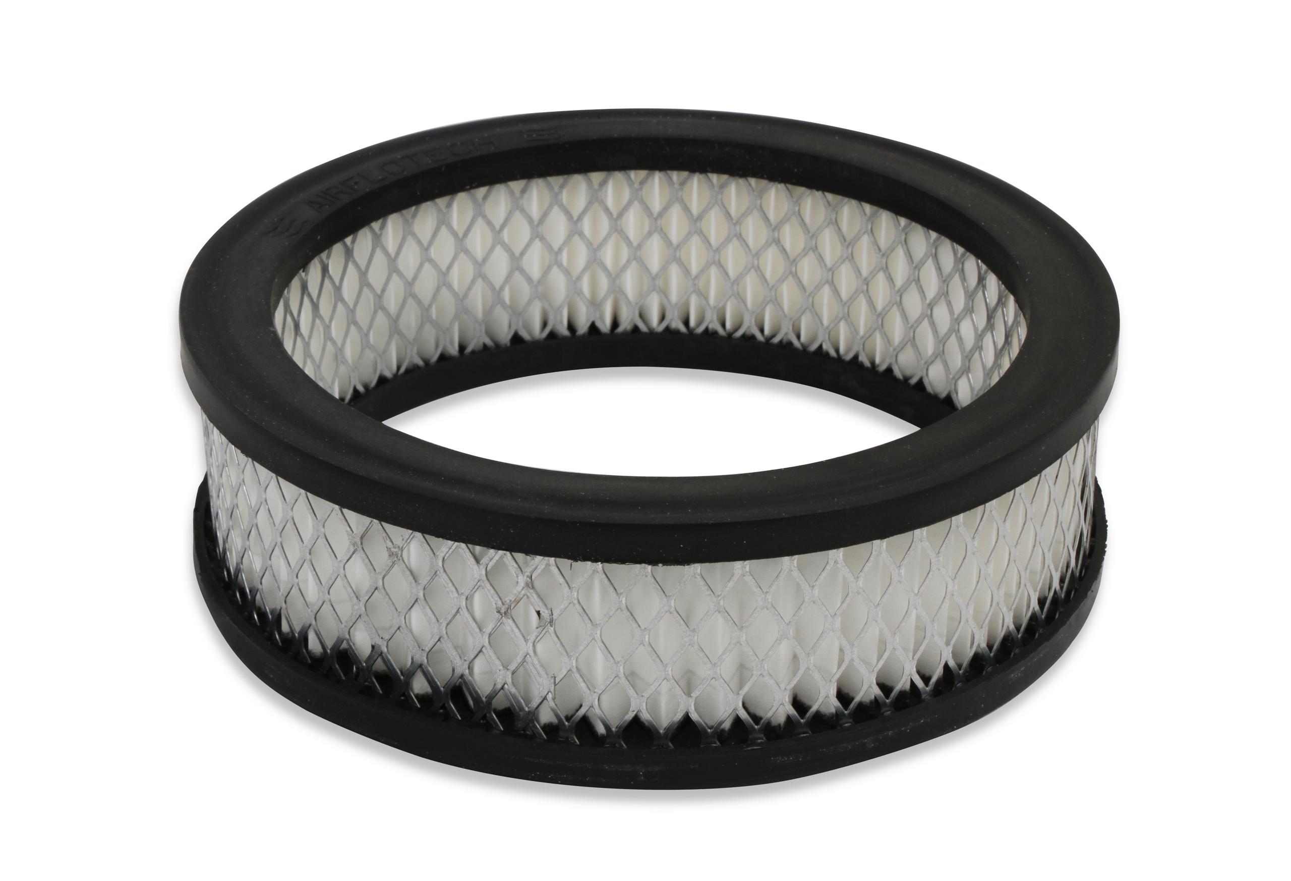 Mr. Gasket Air Cleaner - 6-1/2 Inch Diameter, 2 Inch Tall - Chrome.  - 1486