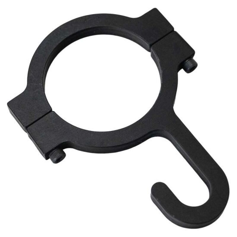 Moroso Helmet Hook, 1.750" Bar Diameter, Billet Aluminum, Black Anodized - 61781