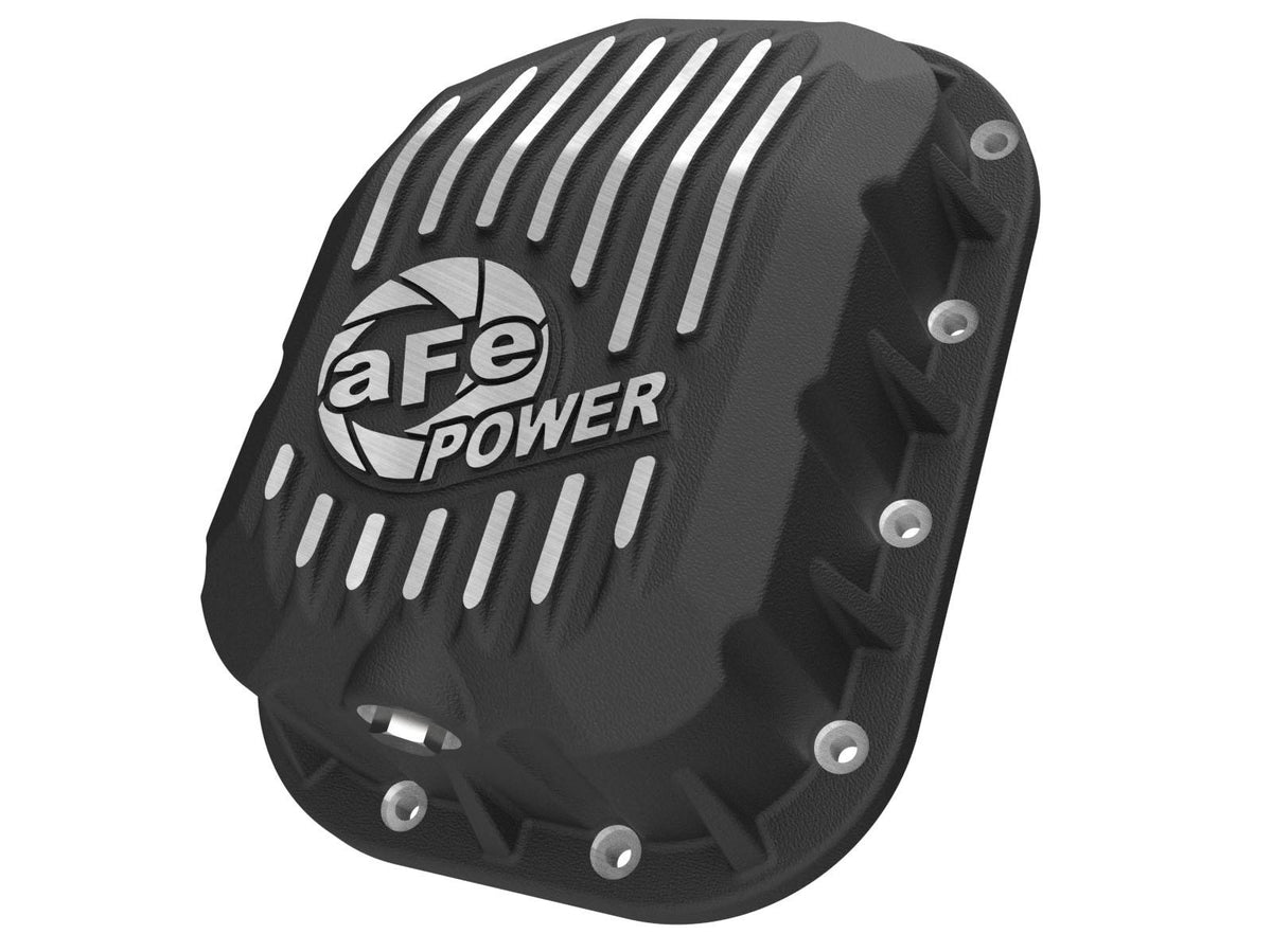AFE Pro Series Engine Oil Pan Black w/ Machined Fins (2018-2025 Gladiator , Wrangler) - 46-71470B