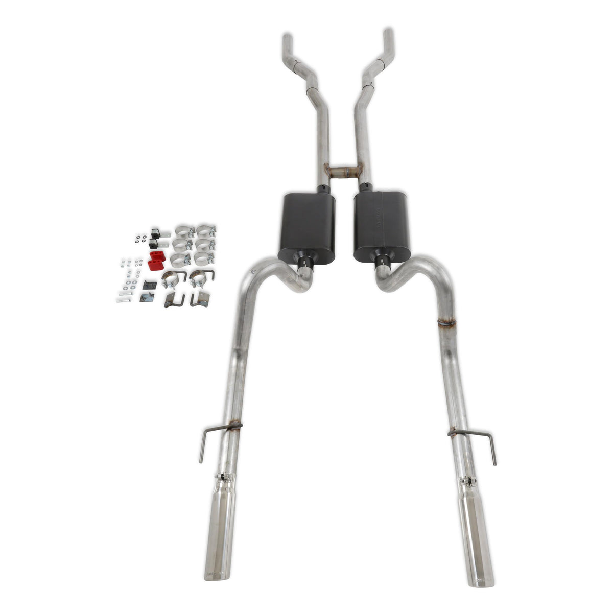 Flowmaster American Thunder Crossmember-Back Exhaust System (1967-1970 Mustang 7.0, 6.4, 4.7, 5.0) - 817281