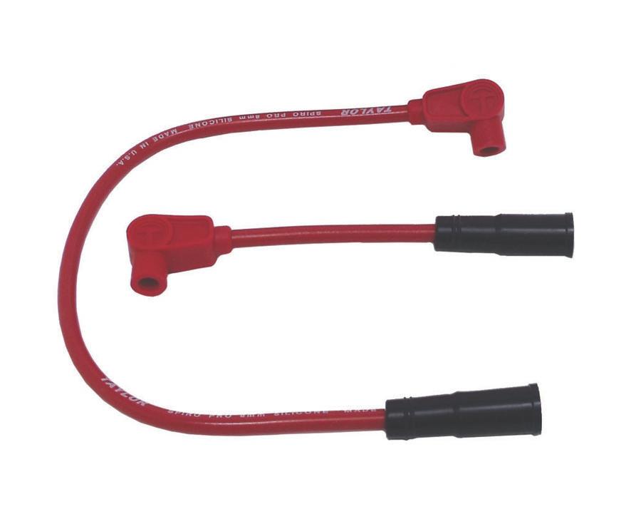 TAYLOR CABLE 8mm Spiro-Pro red 19/7in custom MC 90 Spark Plug Wires - 10231