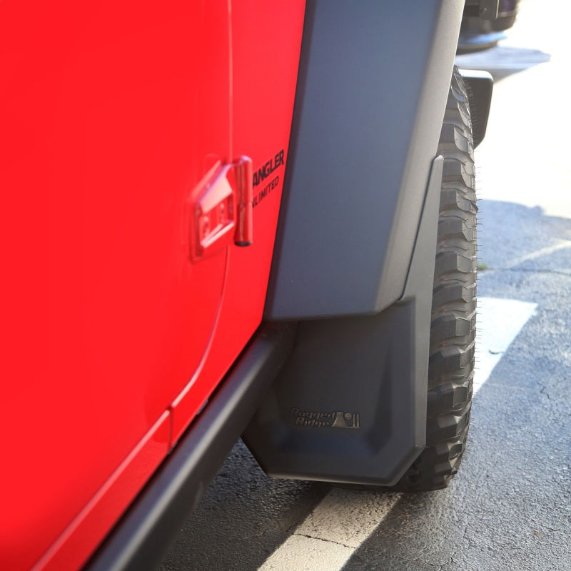 Rugged Ridge This Pair Of Front Splash Guards From Rugged Ridge Fits 07-18 Jeep Wrangler. - 11642.11