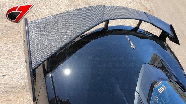 C7 Carbon C8-3A-1 Carbon Fiber High Wing OEM Style (2020 Corvette C8)