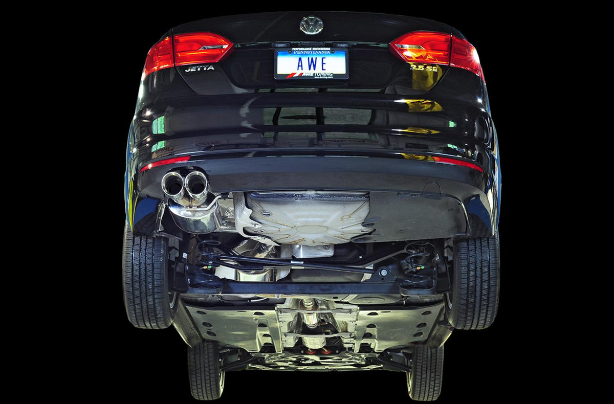 AWE Touring Edition for MK6 Jetta 2.5L - Chrome Tips - 3015-22060