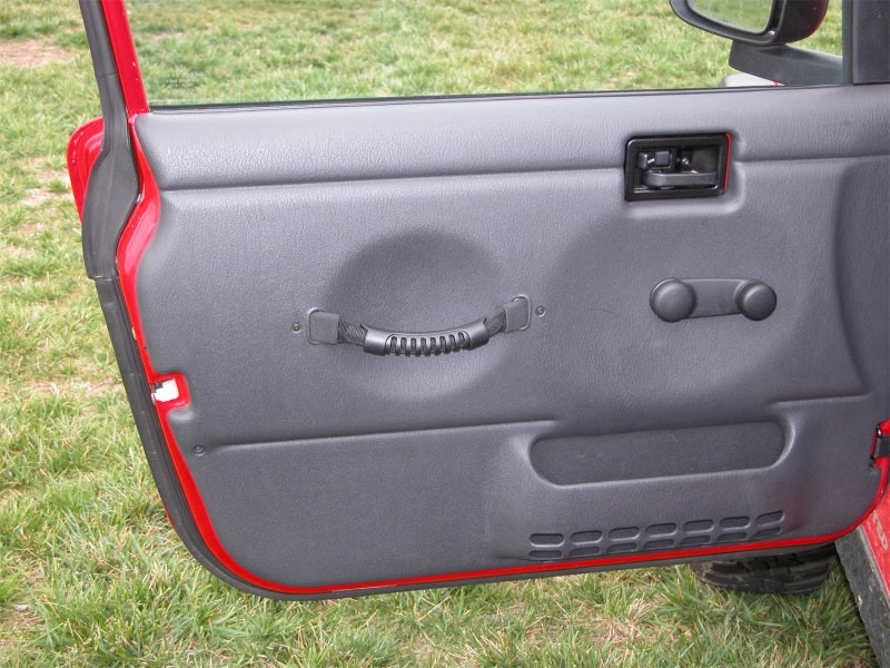 Rugged Ridge This Pair Of Black Door Pull Straps From Rugged Ridge Fit 97-06 Jeep Wrangler. - 11826.01