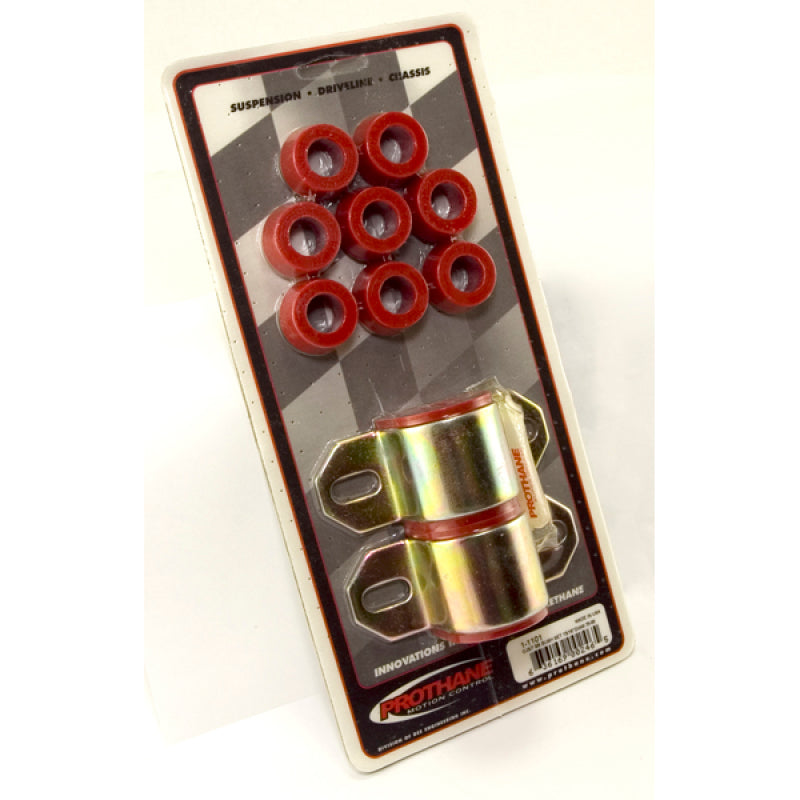 Rugged Ridge Suspension Stabilizer Bar Bushing Kit Front Red 15/16 In; 76-86 Cj - 18367.01