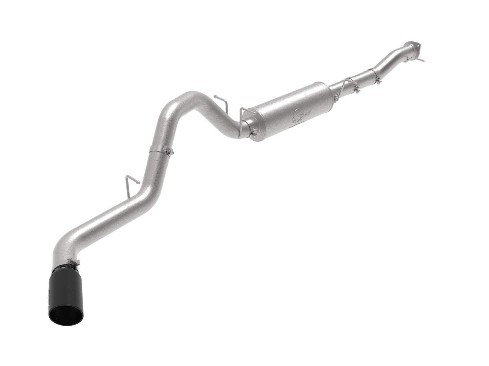 AFE Apollo GT Series 3 IN 409 Stainless Steel Cat-Back Exhaust System w/ Black Tip (GM 2500/3500HD 2020 V8-6.6L L8T) - 49-44122-B