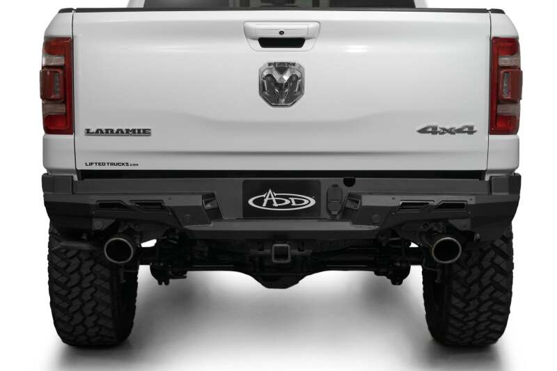 Addictive Desert Designs 2019-2024 RAM 1500 non-Rebal Black Label Rear Bumper - R55020NA0103