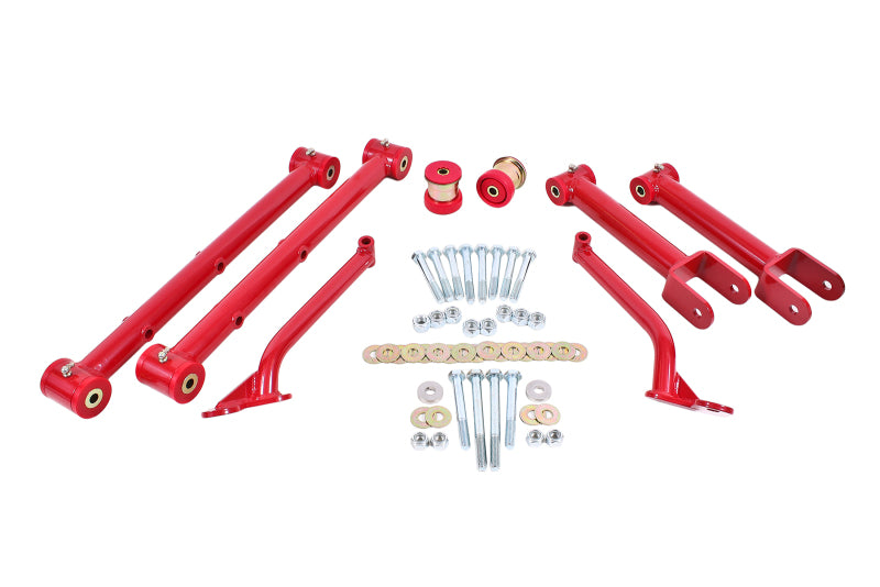 BMR Fabrication Rear suspension kit (TCA039, UTCA006, RB003, BK044, RH003) Red (1978-1987 G-Body) - RSK468R