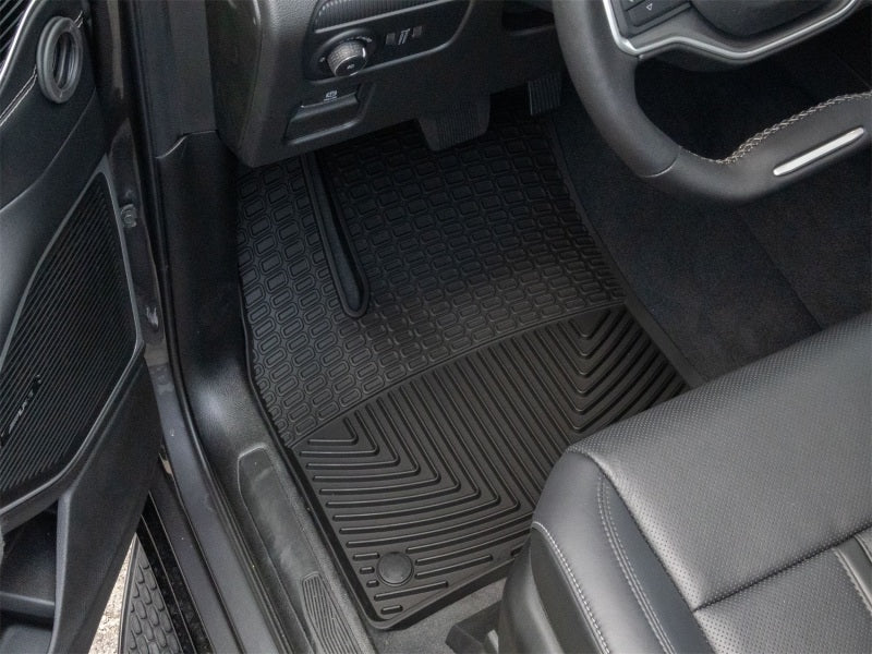 WeatherTech 22-26 Jeep Grand Wagoneer 1st Row Front All-Weather Floor Mats - Black