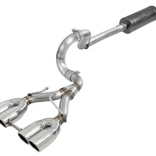 AFE Rebel Series Cat-Back Exhaust w/ Quad Polished Tip (2018-2021 Wrangler, Wrangler) - 49-38071-P