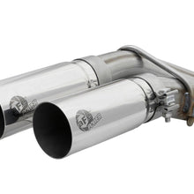 AFE Rebel Series 3 IN 409 Stainless Steel Cat-Back Exhaust System w/Polished Tip (2017-2020 F-150) - 49-43091-P
