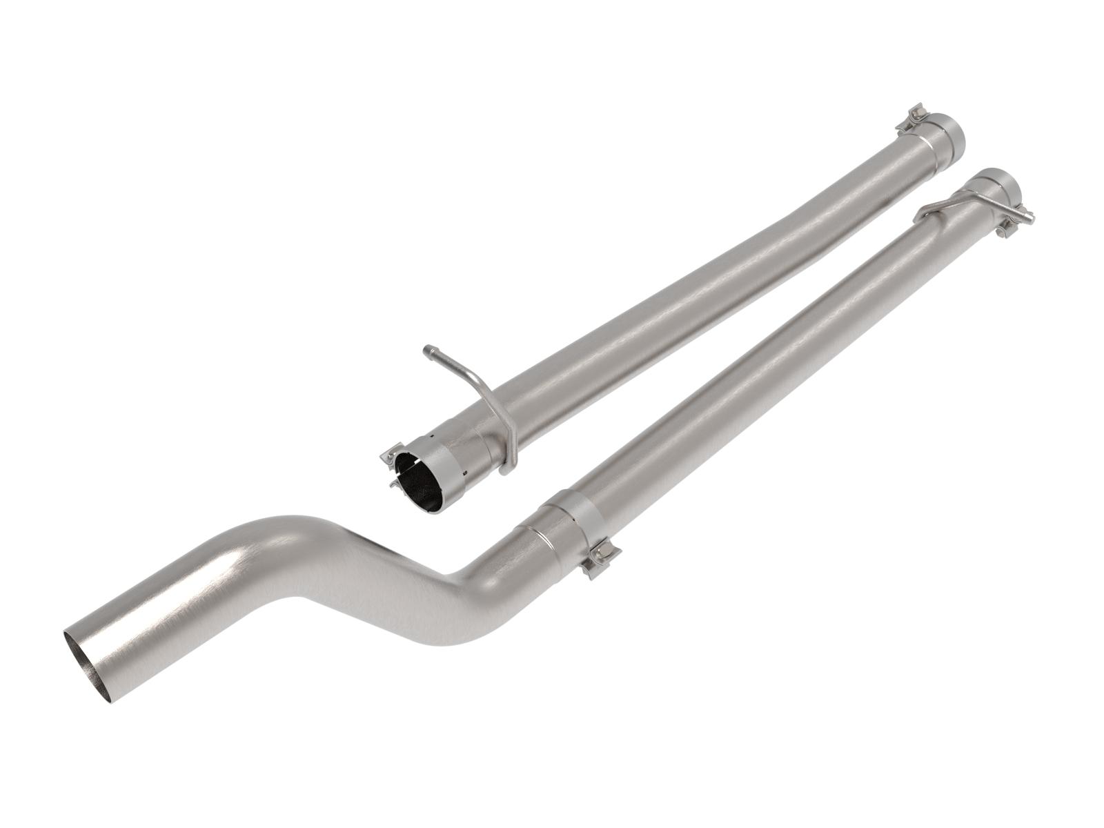 AFE 49C32085NM Vulcan Series 3" 304 Stainless Steel Muffler Delete Pipe (2021+ Dodge Ram 1500 TRX V8-6.2L SC)