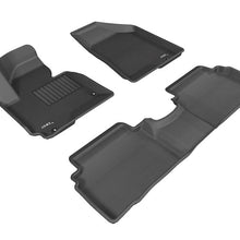 3D MAXpider 2014-2015 Hyundai Tucson Kagu 1st & 2nd Row Floormats - Black