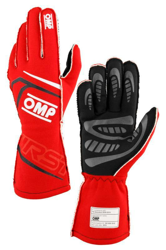 OMP First Gloves - Red Sz  L