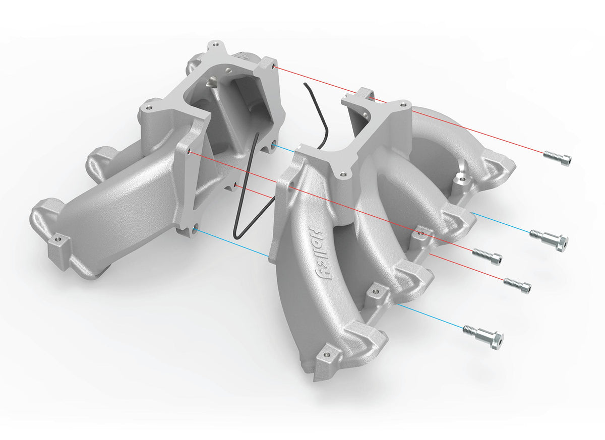 Holley Single Plane EFI Split-Design Race Intake Manifold- GM LS1/LS2/LS6.  - 300-255