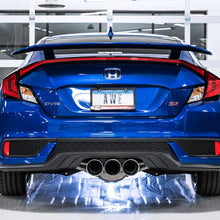 AWE Dual-to-Triple Tip Conversion for 10th Gen Civic Si - Chrome Silver Tip (AWE Exhaust required) - 3810-52018