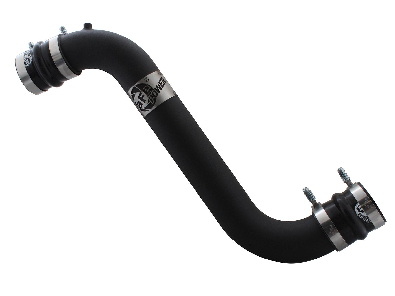 AFE BladeRunner 3 IN Aluminum Cold Charge Pipe Black (2011-2016 Silverado 2500 HD, Silverado 3500 HD, Sierra 2500 HD, Sierra 3500 HD) - 46-20118