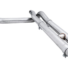 AWE 0FG Catback Split Rear Exit Exhaust for 4th Gen Silverado/Sierra 1500 6.2L (With Bumper Cutouts) - Quad Diamond Black Tips - 3015-43204