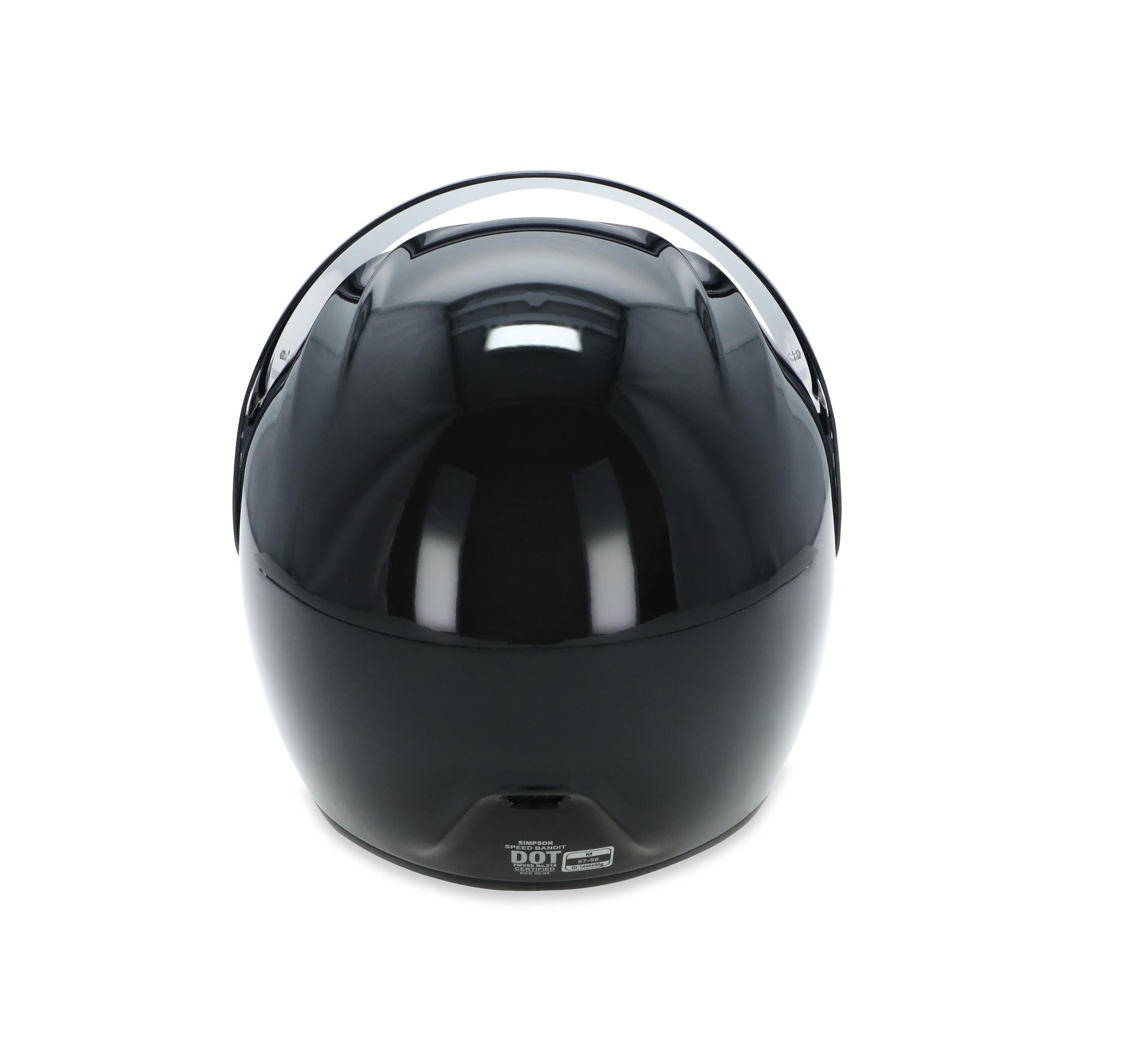 Simpson Racing Motorcycle Speed Bandit Helmet - Black - SPBS2