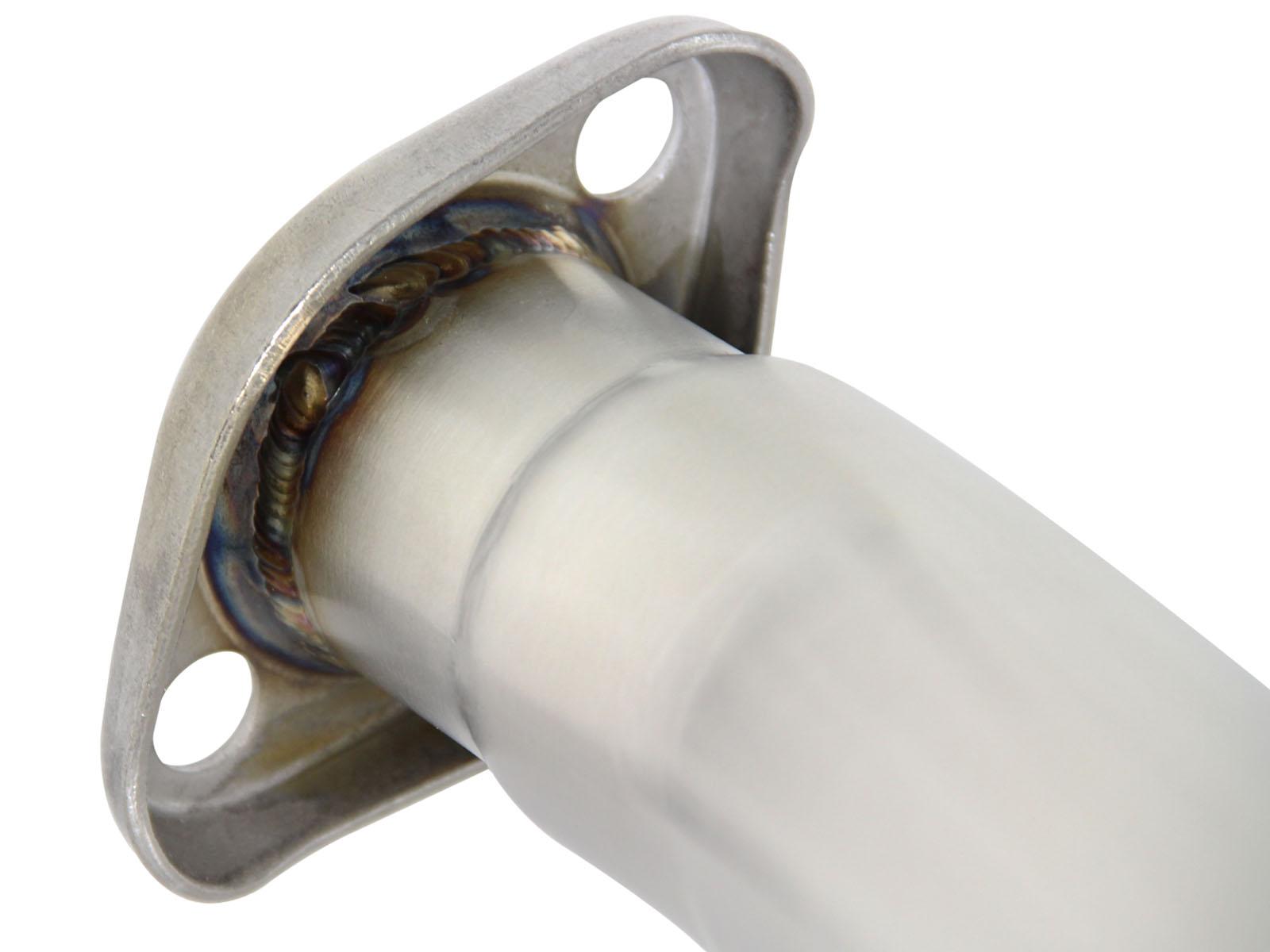 AFE Takeda 2-1/2in 304 Stainless Steel Axle-Back Exhaust System (2012-2015 Civic) - 49-36603