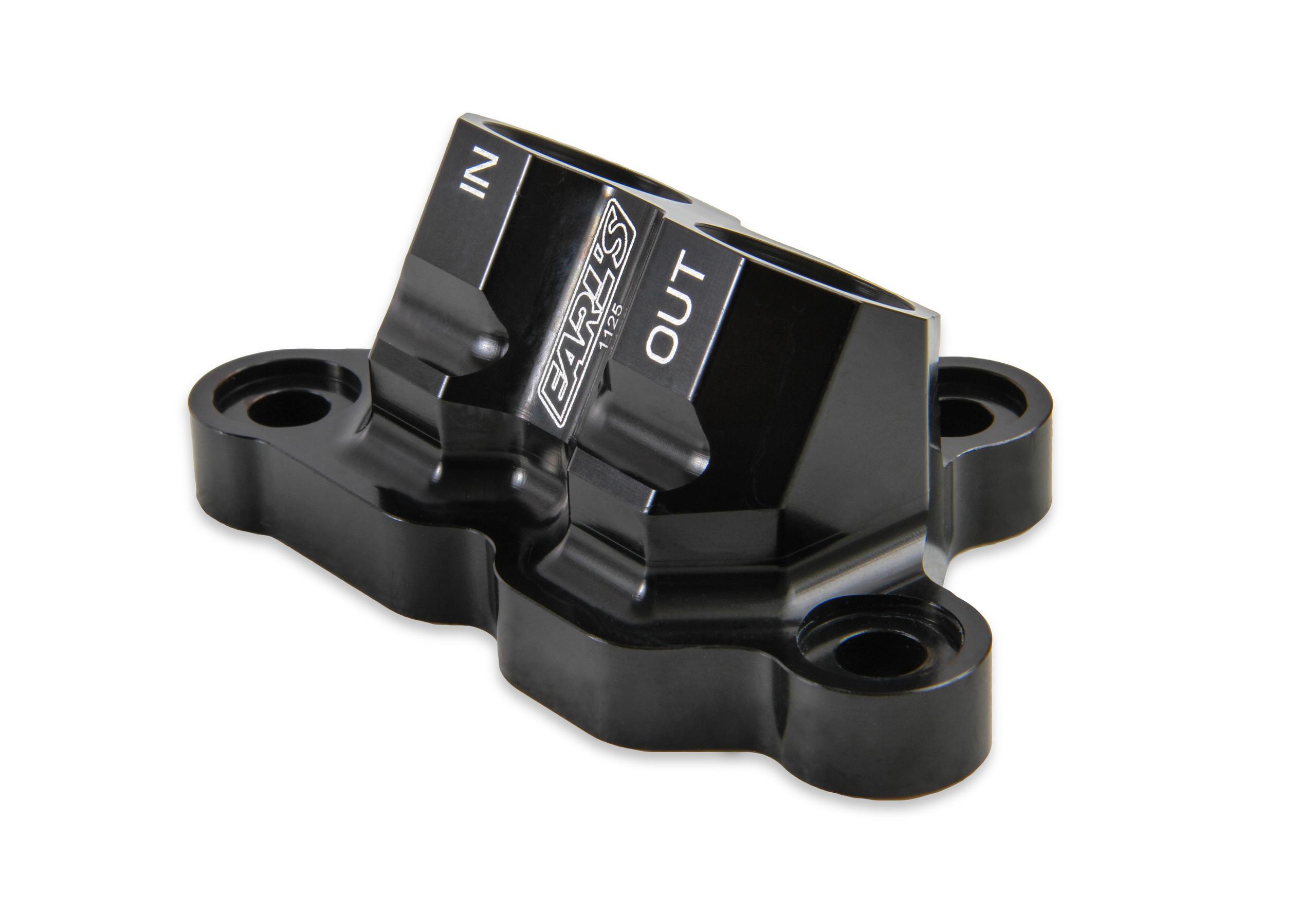 Earls 1125ERL Ford Coyote Engine Remote Oil Filter Adapter