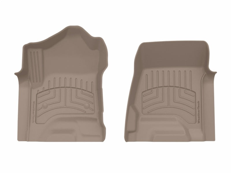 WeatherTech 15-19 Chevrolet Silverado 1st Row Front FloorLiner HP - Tan