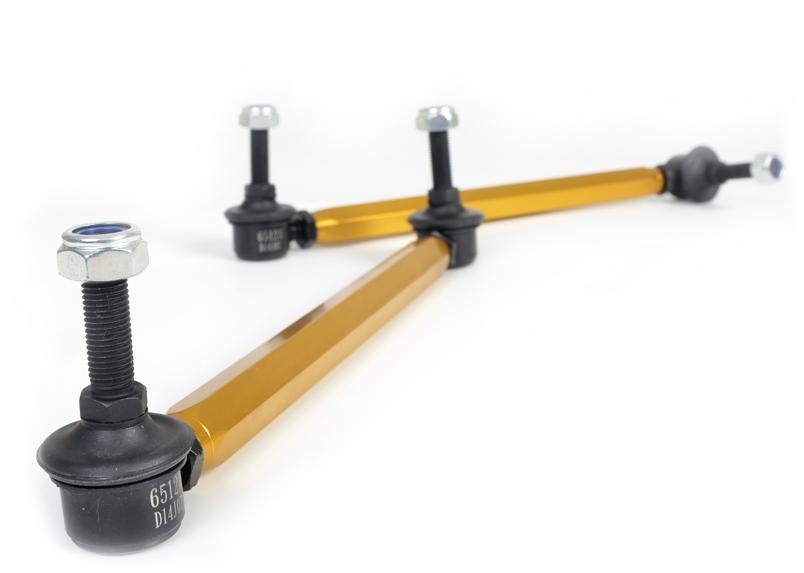 Whiteline Performance 275Sway Bar Link Adjustable Extra Heavy Duty Whiteline (1992-2020 Camry, ES300, 328i, 328is, 323i, 323is, 318ti, 323Ci, 328Ci, Celica, 330xi, 330Ci, 330i, 320i, M3, 325i, 325xi, 325Ci, Z4, Outlander, Caliber, Sebring, Compass, Patrio