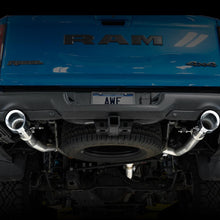 AWE 0FG Dual Rear Exit Catback Exhaust for 5th Gen RAM 1500 5.7L (with bumper cutouts) - Chrome Silver Tips - 3015-32005