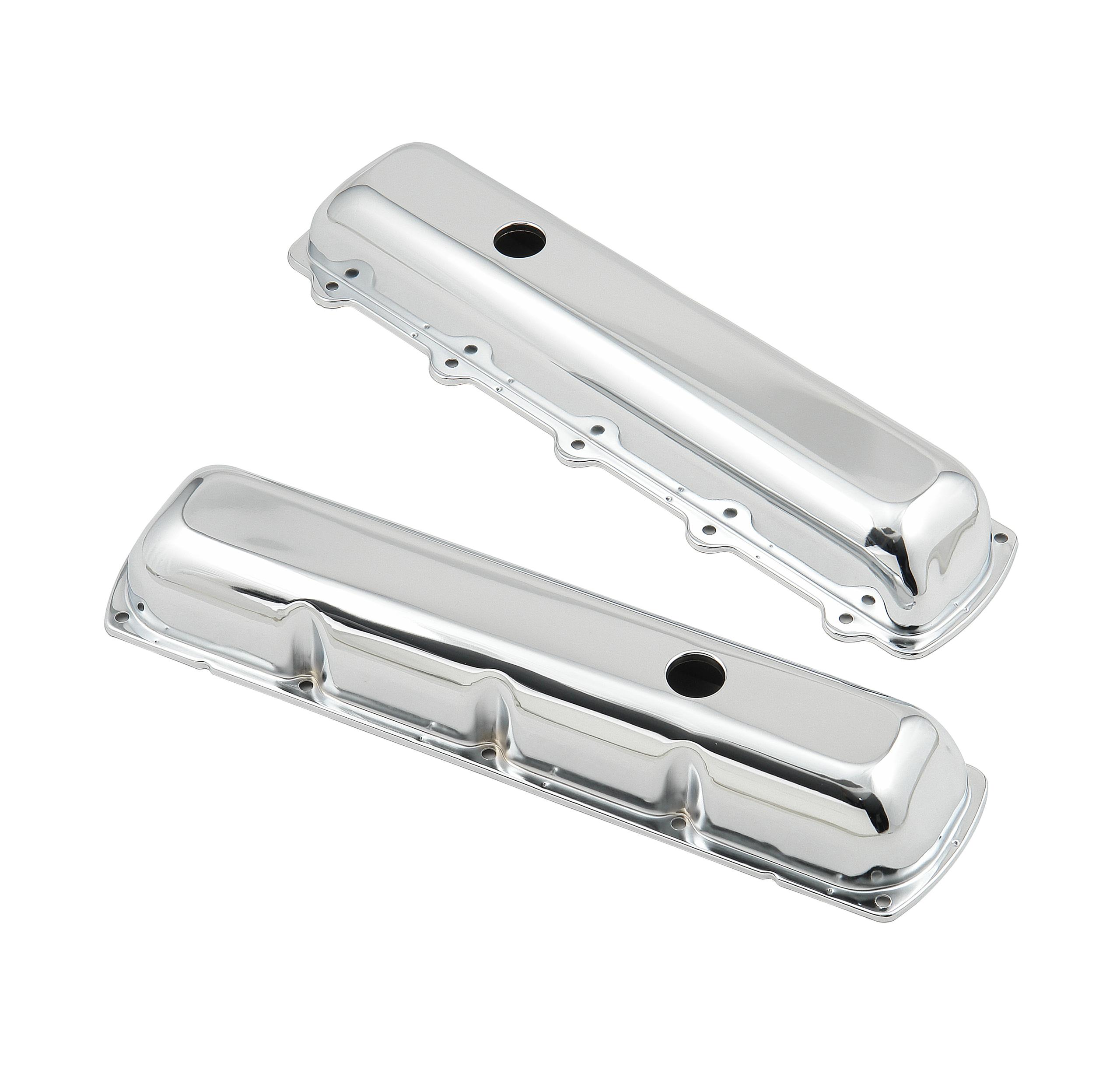 Mr. Gasket Chrome Valve Covers without Baffle.  - 9422