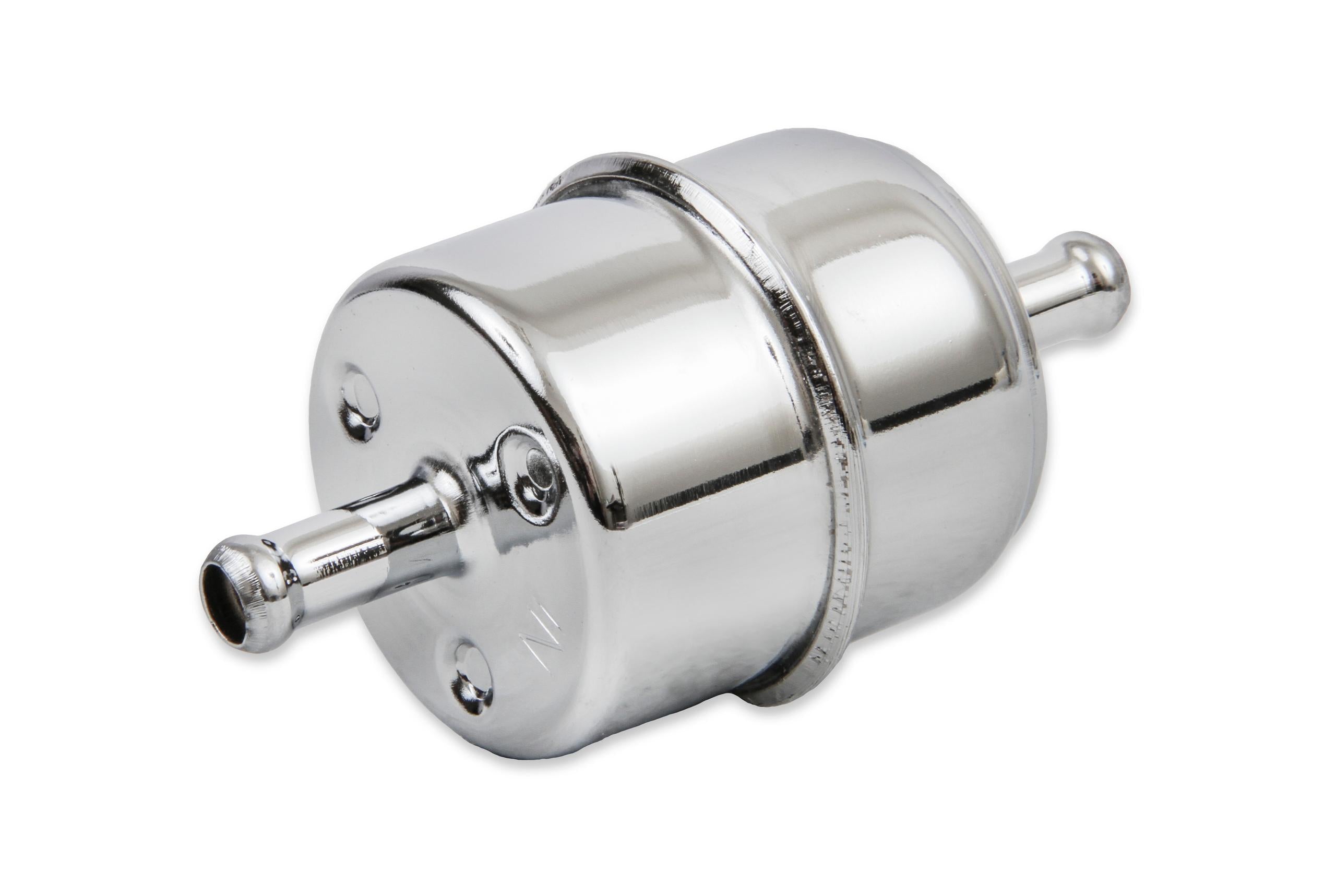 Mr. Gasket Chrome Fuel Filter - Fits 5/16 Inch Hose.  - 9745