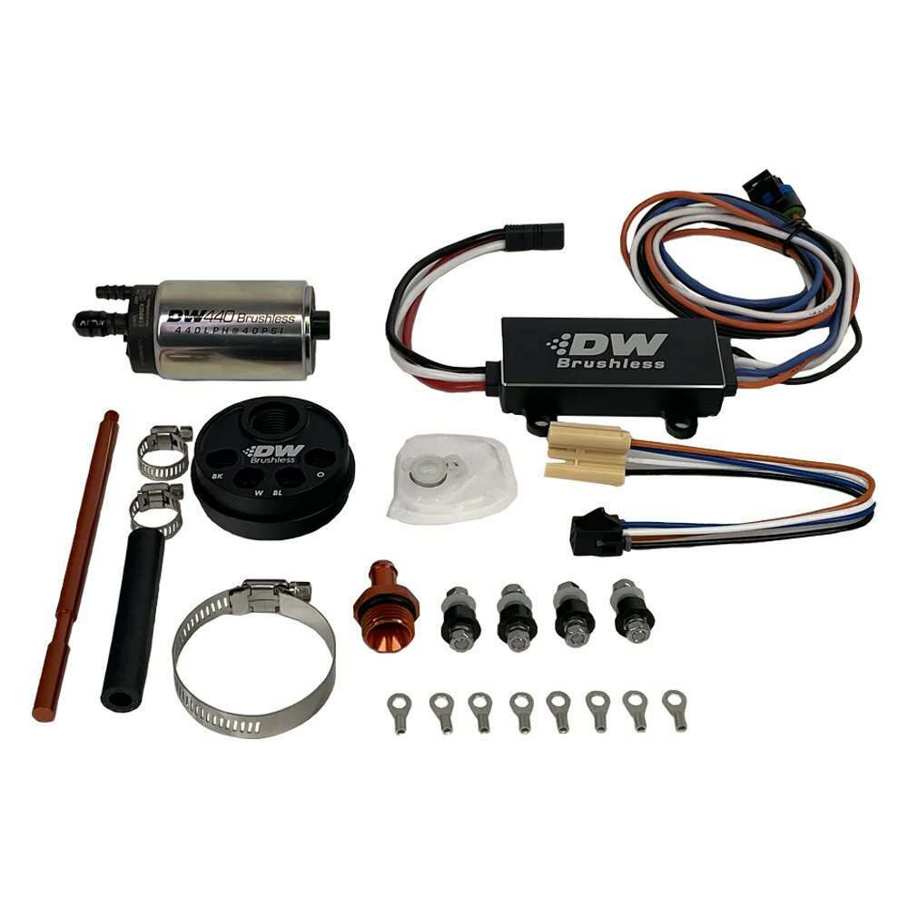 DeatschWerks In-tank pump adapter + DW440 Brushless and Controller 440lph fuel pump, for 3.5L surge tank - 9-441-C102-5004