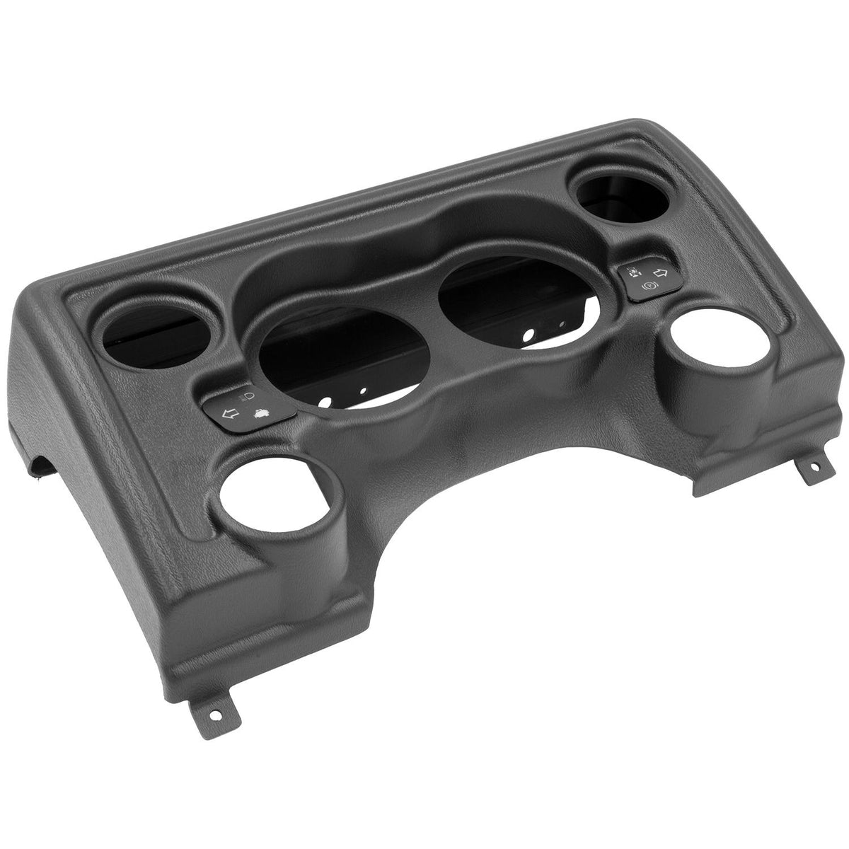 Auto Meter DIRECT FIT DASH PANEL, 6 GAUGE (3 3/8" X2, 2 1/6" X4), JEEP TJ / XJ - 90011