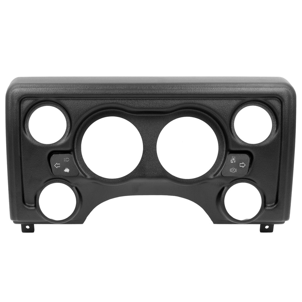 Auto Meter DIRECT FIT DASH PANEL, 6 GAUGE (3 3/8" X2, 2 1/6" X4), JEEP TJ / XJ - 90011