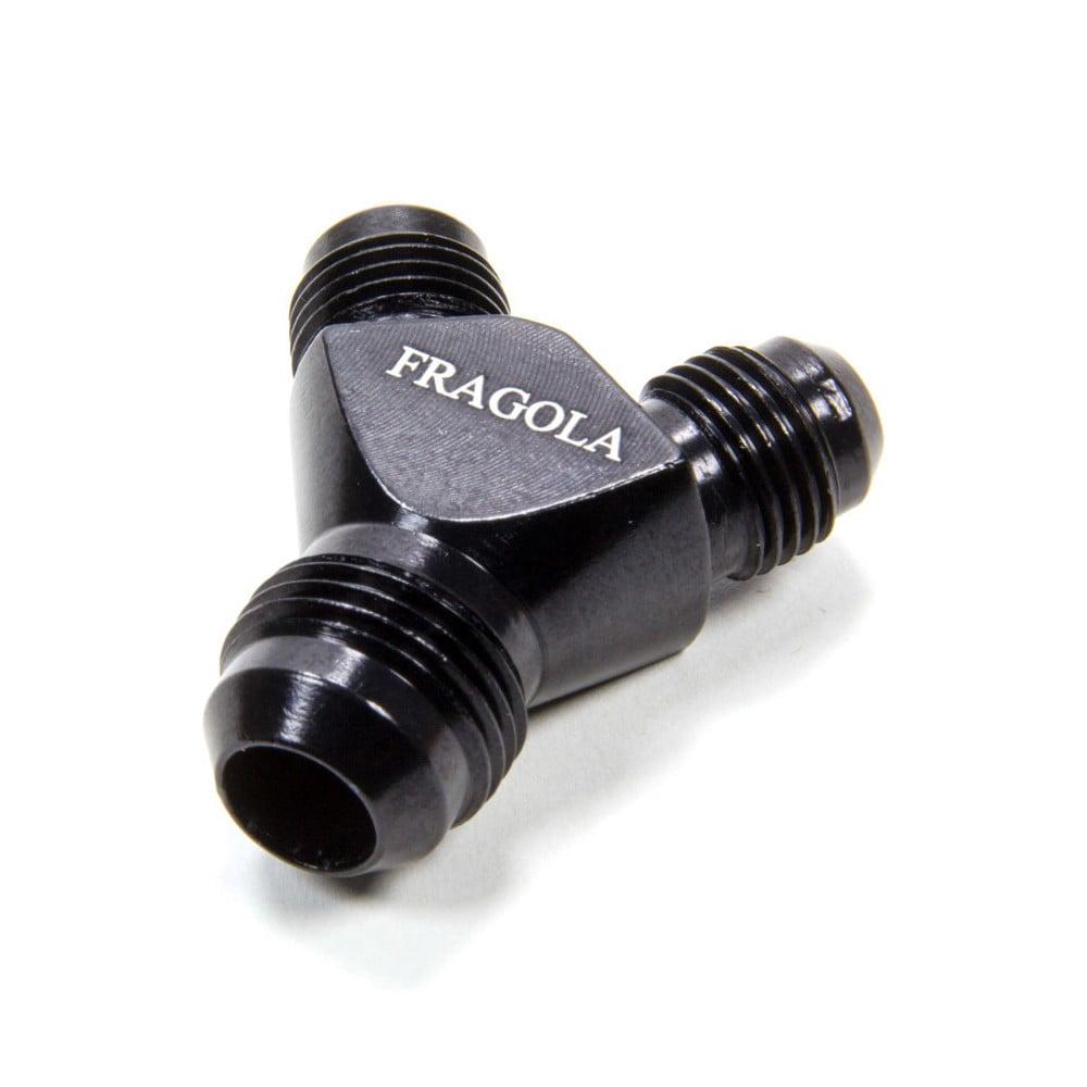 Fragola Y-Fitting, 10AN Male All Black - 900610-BL