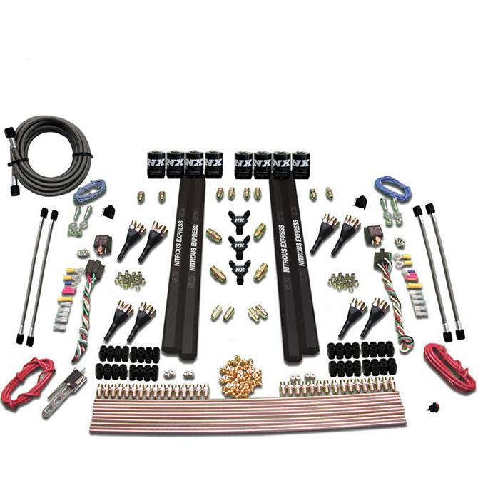 Nitrous Express Sx2 Dual Stage/Alcohol - 8 Solenoid (200-1200Hp) Less Bottle - 90095-00