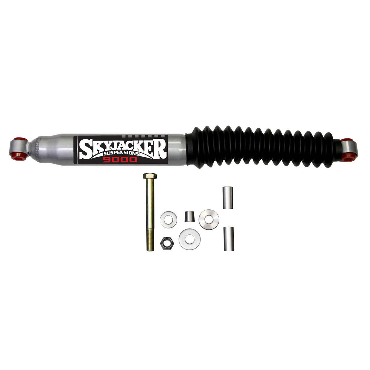 Skyjacker Steering Stabilizer HD OEM Replacement Kit Silver w/Black Boot 03-10 Dodge Ram 2500/3500 11-13 Ram 2500 11-12 Ram 3500 - 9013